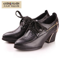 Chaussures en cuir véritable de haute qualité femme à talons hauts avec prix d&#39;usine en Chine